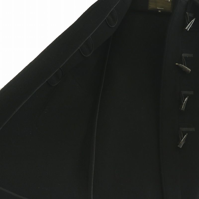 MACKINTOSH ダッフルコート 34 黒 Mウール HG WEIR マッキントッシュ MACKINTOSH HG WEIR ダッフルコート ロング フード