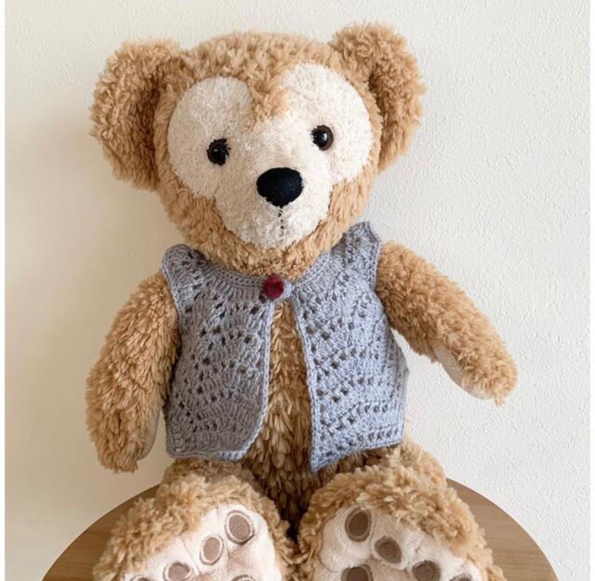 ダッフィー カーディガン ぬいぐるみコスチューム ぬいぐるみ服 ダッフィーコスチューム カーディガン - メルカリ