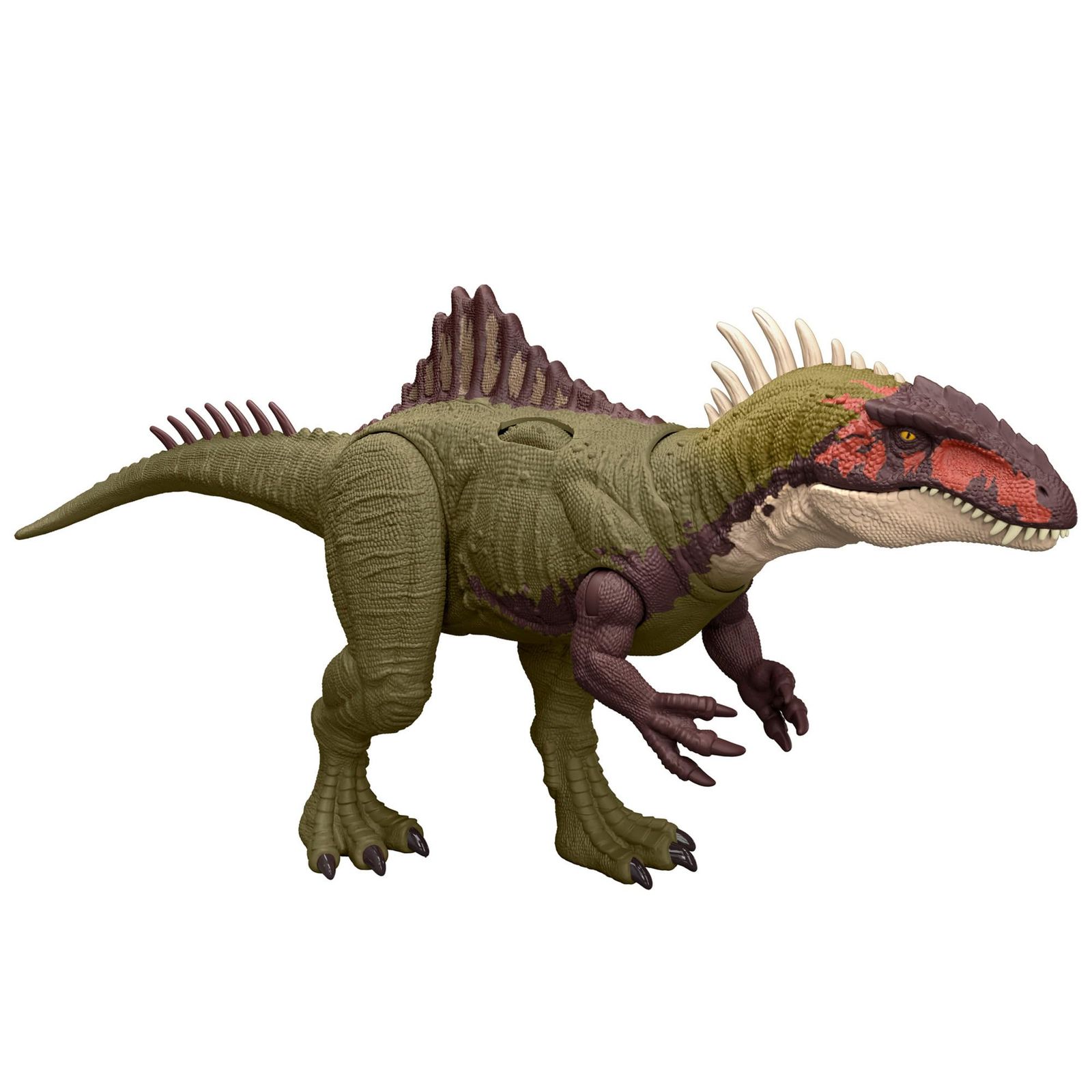 【送料無料，人気SALE】 マテル ジュラシックワールド(JURASSIC WORLD) バトルアクション！ほえるベックレスピナクス 子供向けフィギュア 恐竜 おもちゃ 全長:約43.4cm 4歳から グリーン HXF52 その他