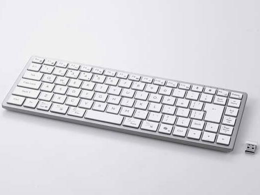5営業日で発送 ELECOM エレコム キーボード 無線 Bluetooth 充電式 ミニ ホワイト TK-PN1075MPWH