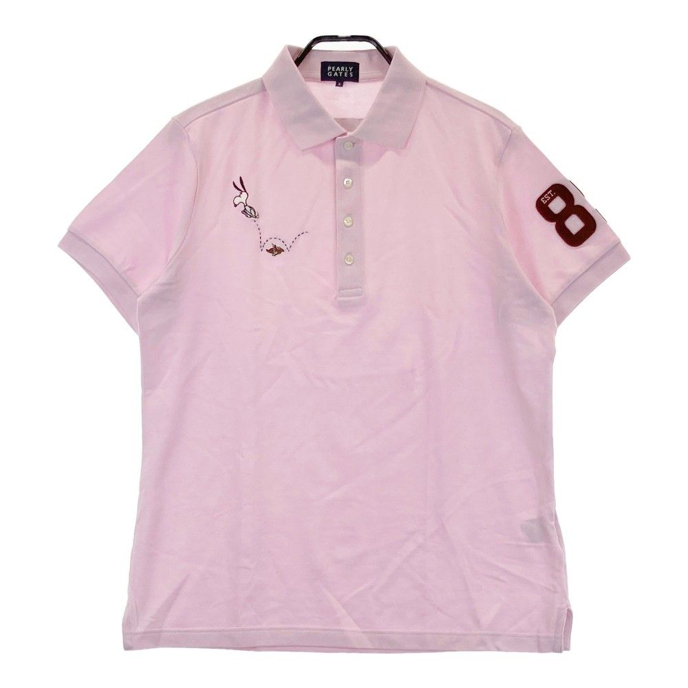 パーリーゲイツ】ピンクポロシャツ♡ パーリーゲイツピンク ポロシャツ