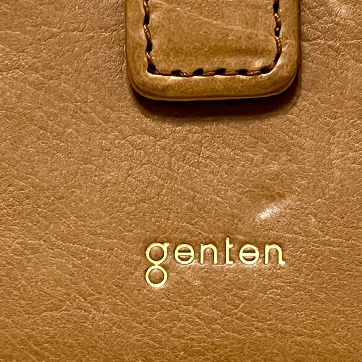 genten(ゲンテン) 長財布 ブラウン レザー