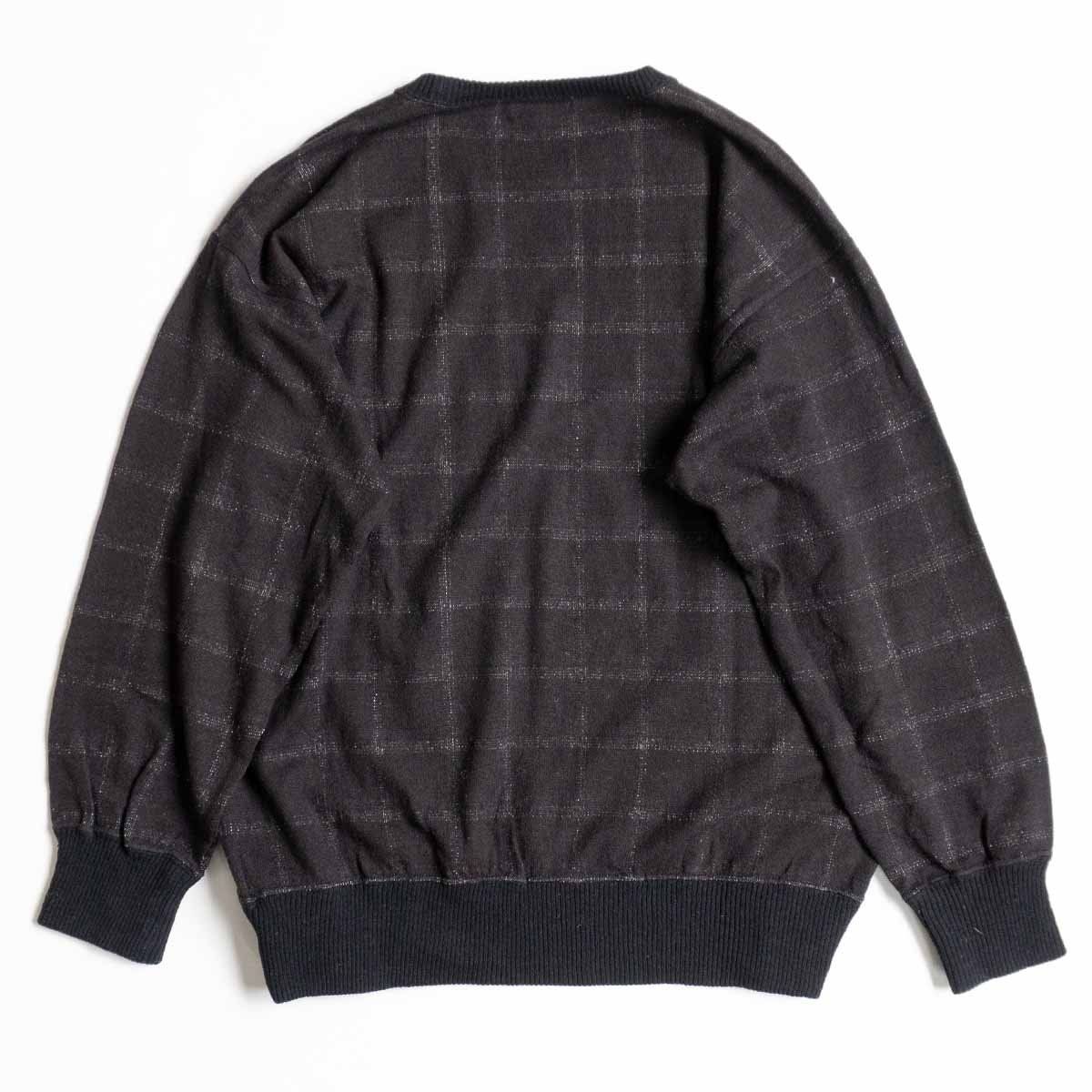 80年代】COMME des GARCONS HOMME【80S チェック柄 ニット セーター 