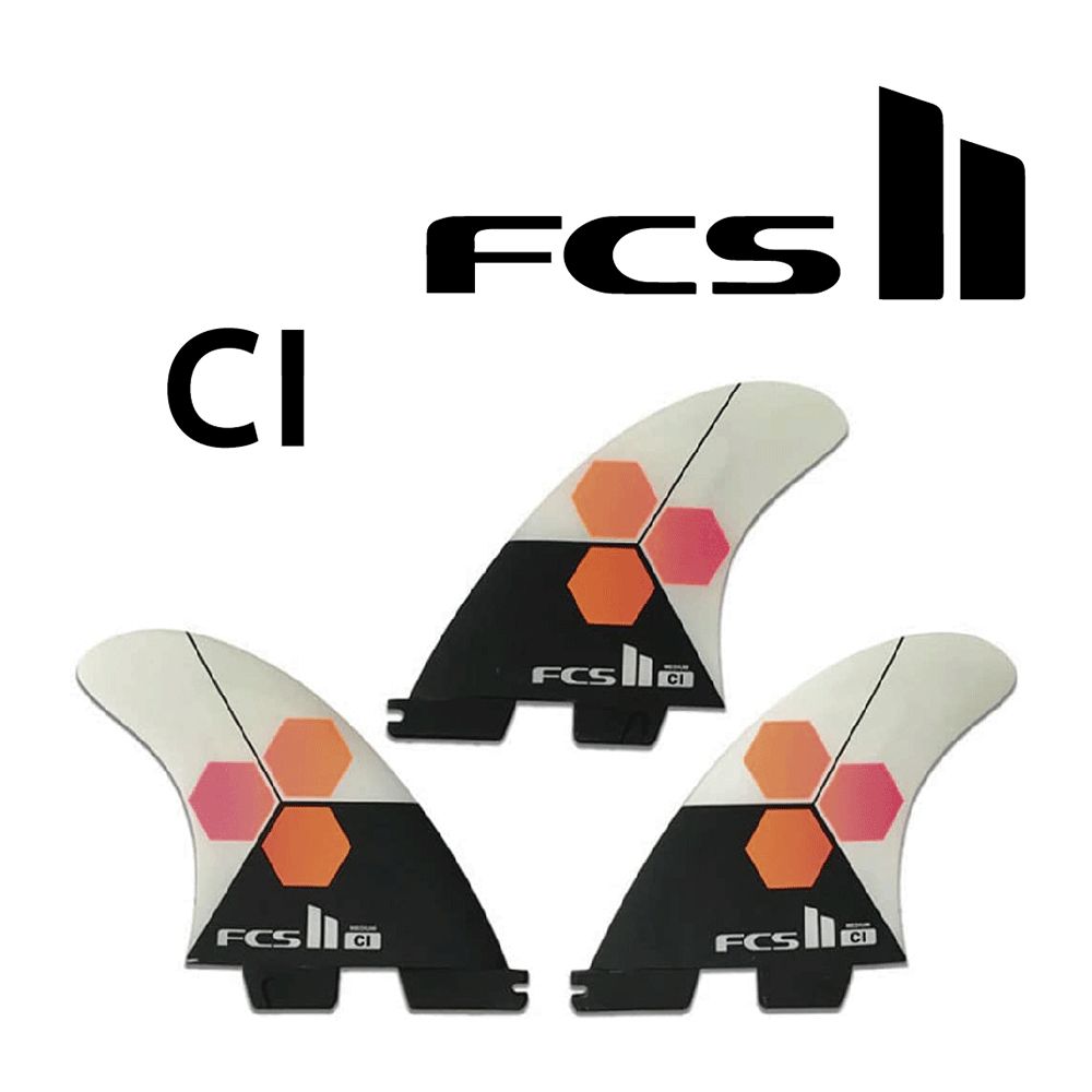 FCS2 FCS 2 フィン アルメリック フィン クワット リア 2枚 L - サーフィン