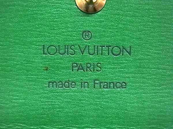 美品 ルイヴィトン エピ ミュルティクレ６ 6連 キーケース ボルネオグリーン LOUIS VUITTON ルイヴィトン M63814 エピ ミュルティクレ6 6連