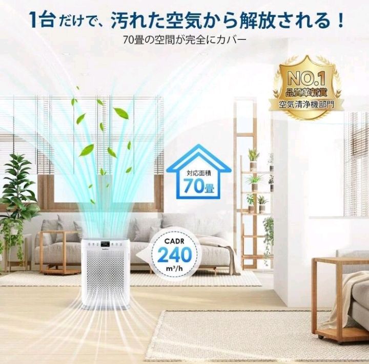 空気清浄機 ほこり 脱臭 花粉 除菌 ペット ハウスダスト カビ取り コンパクト 楽天市場】＼新生活☆暑さ解消器☆invitop／空気清浄機 脱臭 PM2