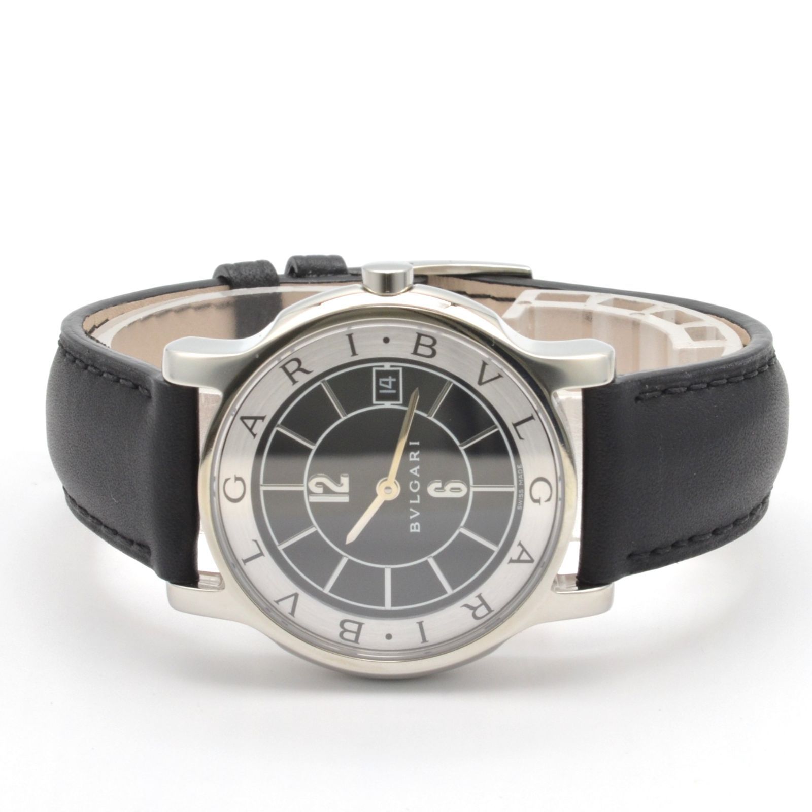ブルガリ BVLGARI ソロテンポ ST35S ホワイト SS メンズ 腕時計