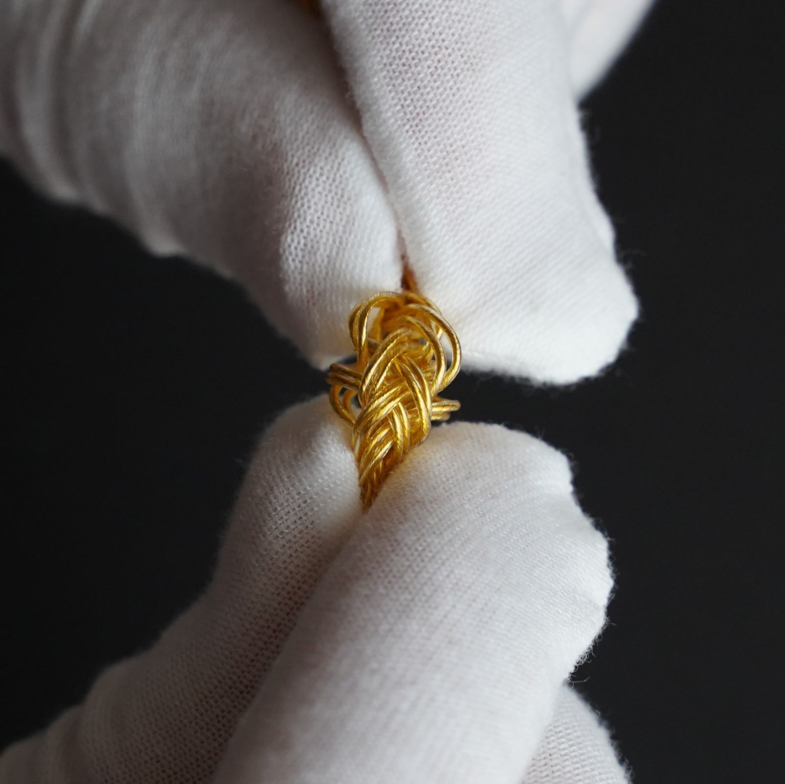 超希少!16芯 金メッキリケーブル mmcx/4.4mm L字（シルバー