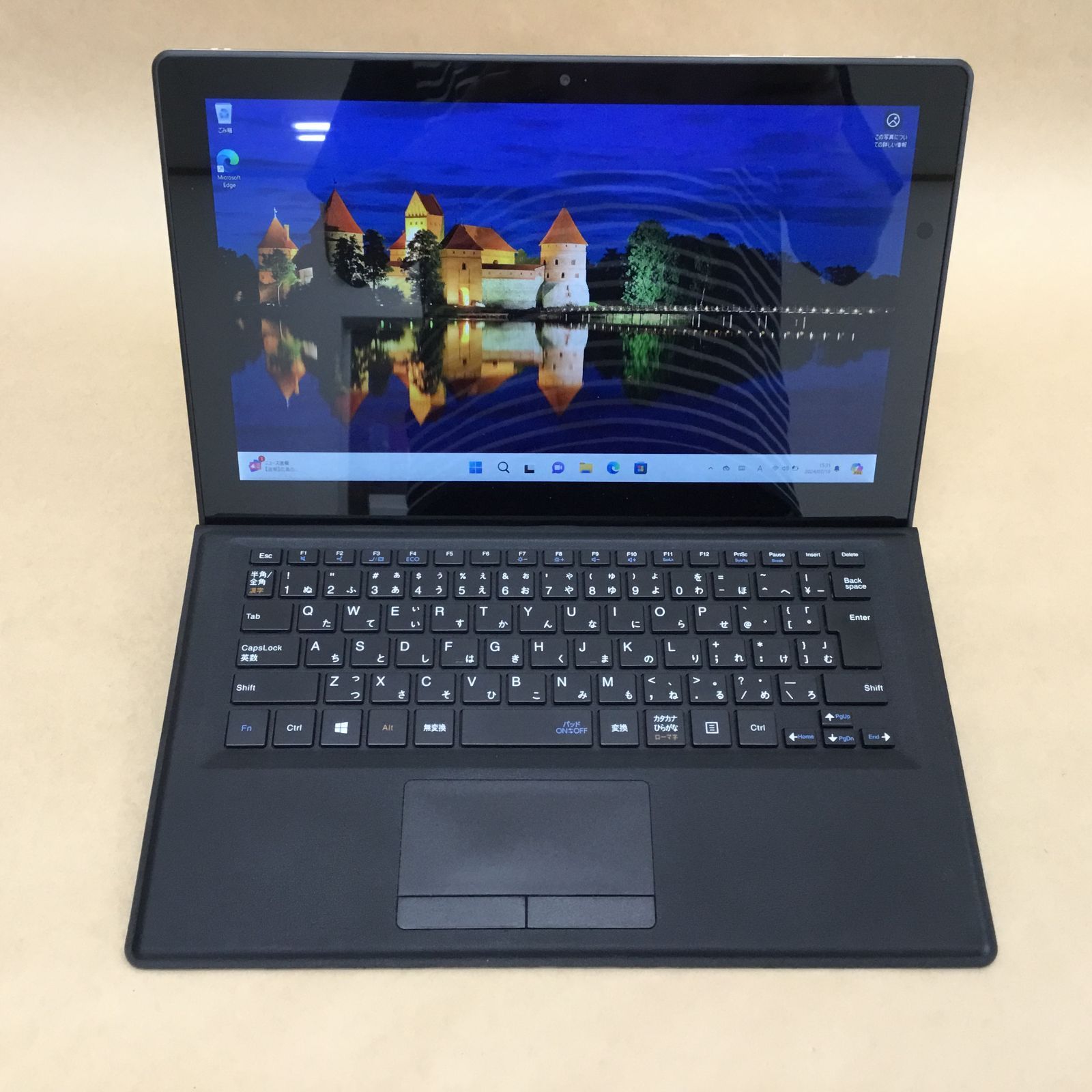NEC タブレット VKT12S-3 CI5 7Y54 -1.2GHZ 8GB 128GB 12.5インチ WIN11P 無線 BLUETOOTH カメラ スタイラス KB付カバー クレードル