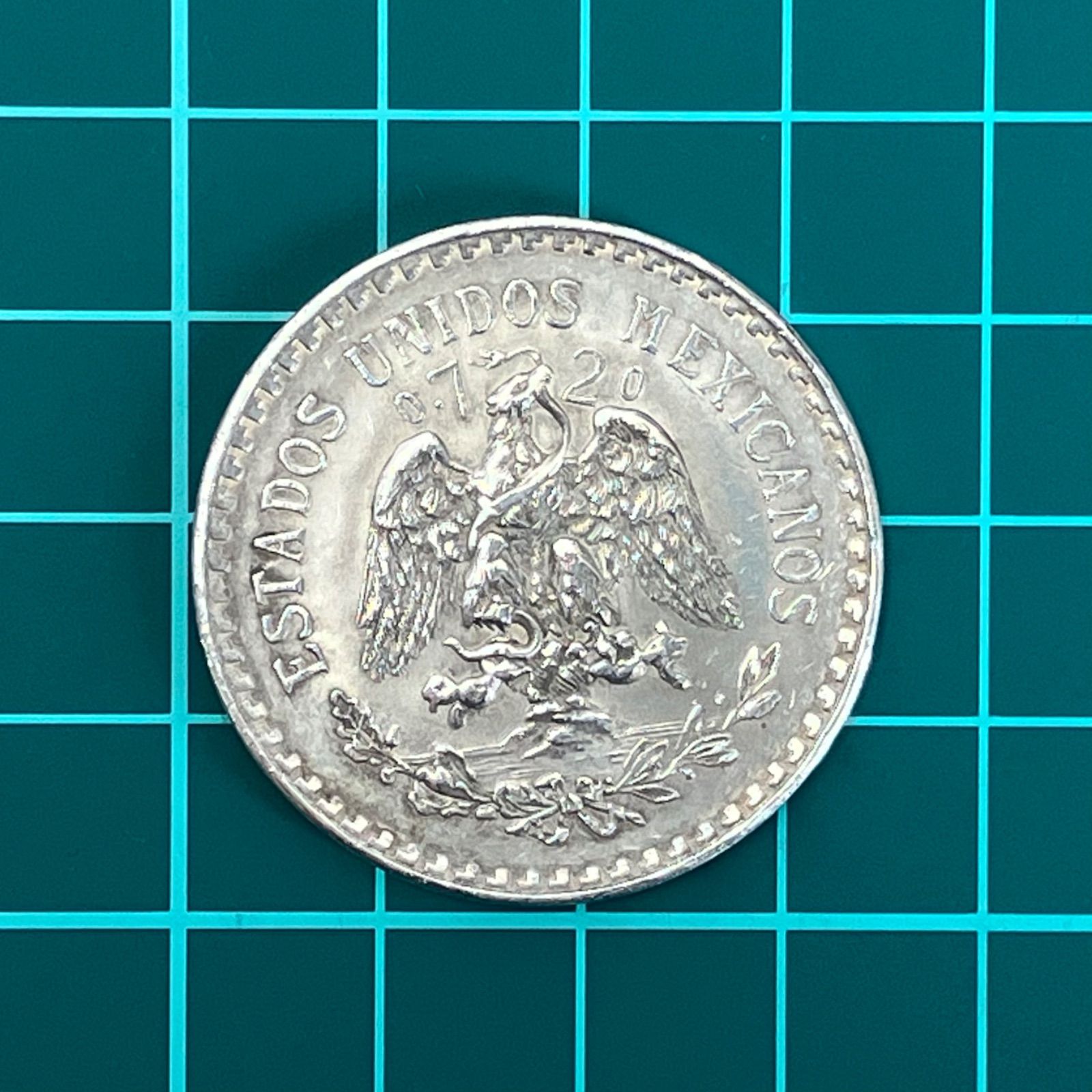 10657】 1945年 メキシコ UNPESO 1ペソ銀貨 - メルカリ