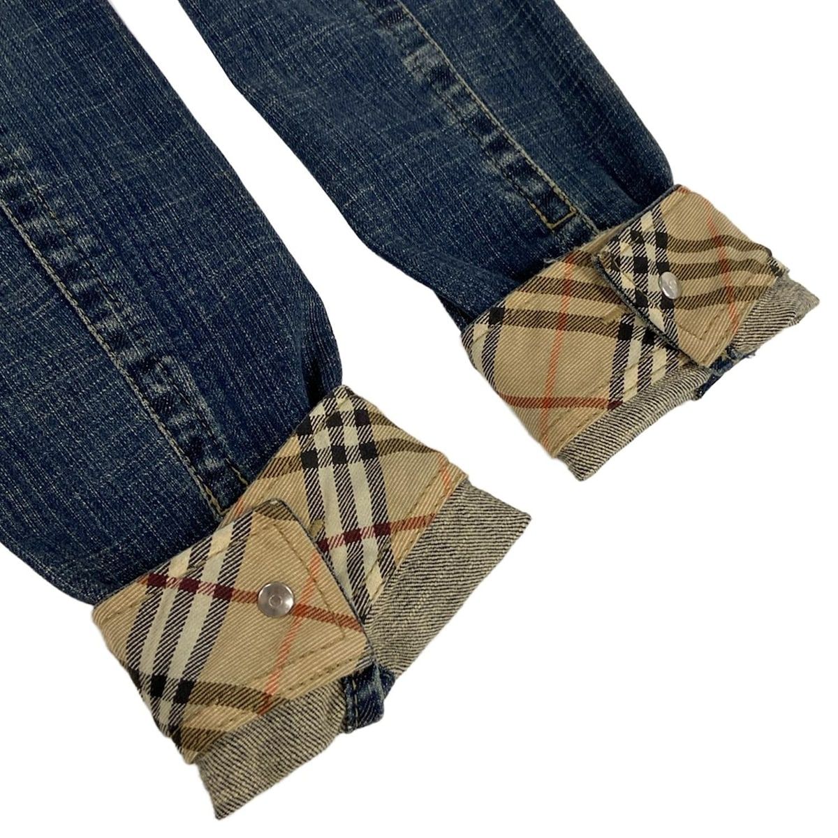 【バーバリーブルーレーベルBURBERRY】紺 ネイビー ジャケット 38サイズ Burberry Blue Label(バーバリーブルーレーベル) Gジャン サイズ