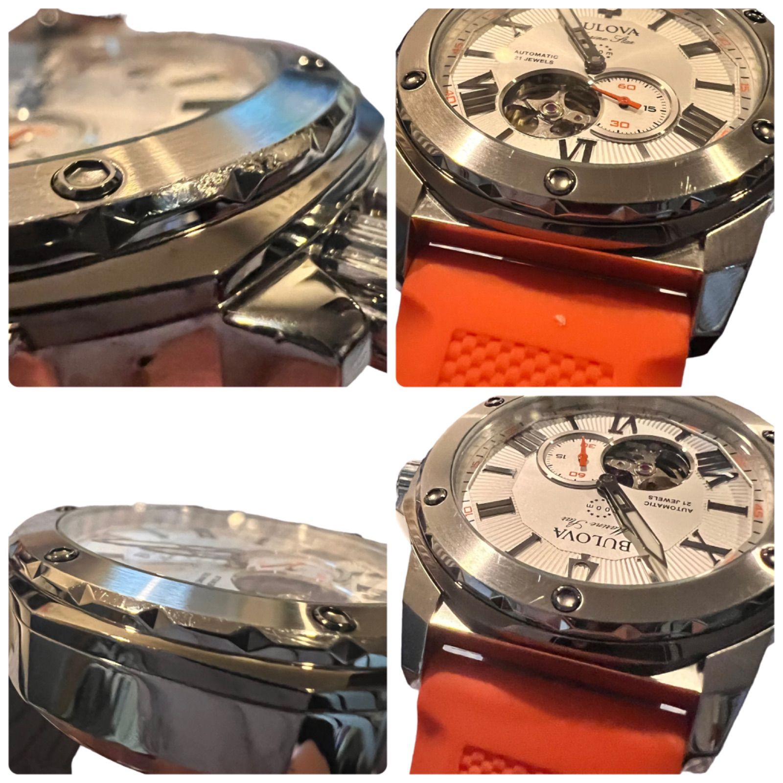 BULOVA ブローバ 98A226 マリンスター 自動巻き メタルブレス付属 Amazon.com: Bulova Men's Marine Star 'Series A' Automatic