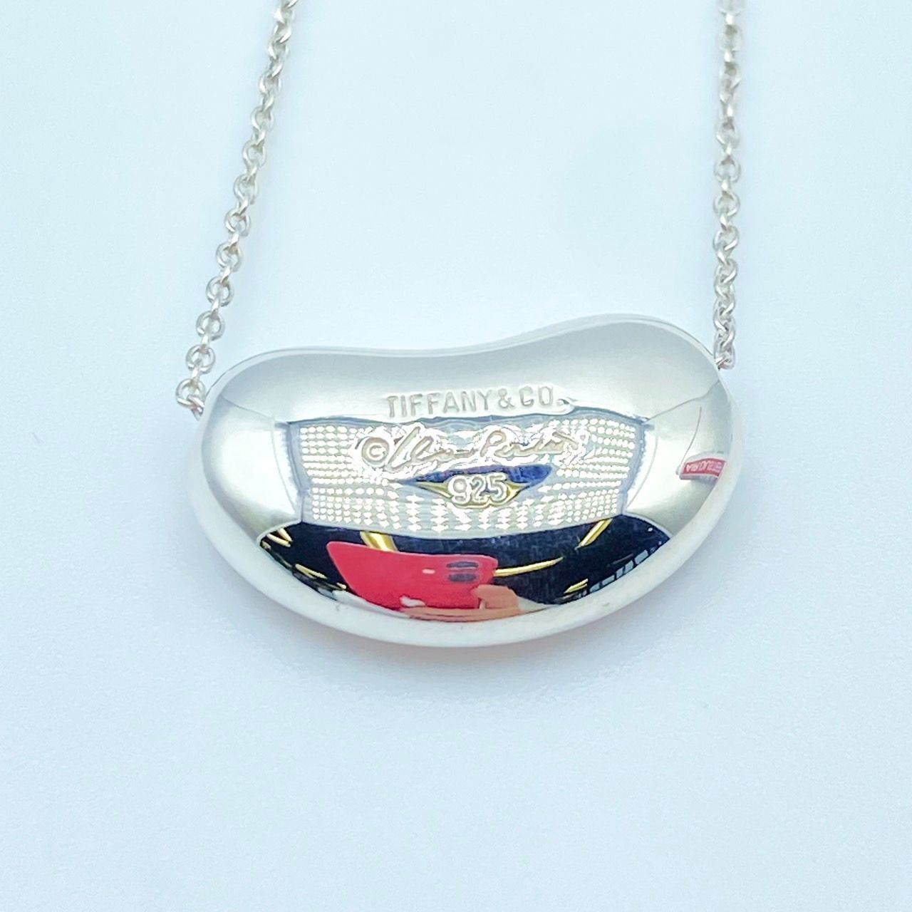 Tiffany & Co. シルバー ビーン型ネックレス　ティファニー TIFFANY&Co.】ティファニー ビーン ネックレス – NISHIKINO