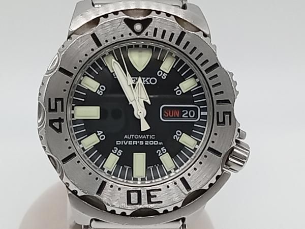 SEIKO ブラックモンスター 7S26-0350 メンズ 自動巻き 文字盤ブラック