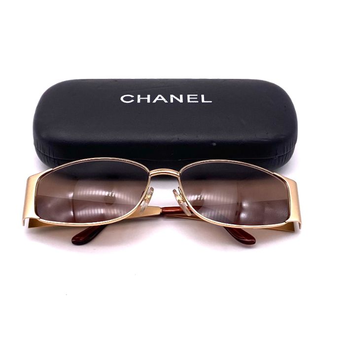 CHANEL シャネル ロゴ メタル サングラス eH0971N