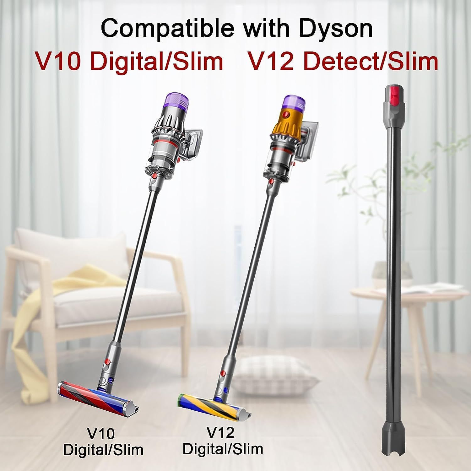 Dyson V12 Detect Detect Slim 延長ロングパイプ Slim SV30 ABL/SV20 FF Slim N/SV18 FF  V12 PRO/SV18 FF ダイソン N/SV18 FF ENT 延長ロングパイプfor N/SV46SU - メルカリ