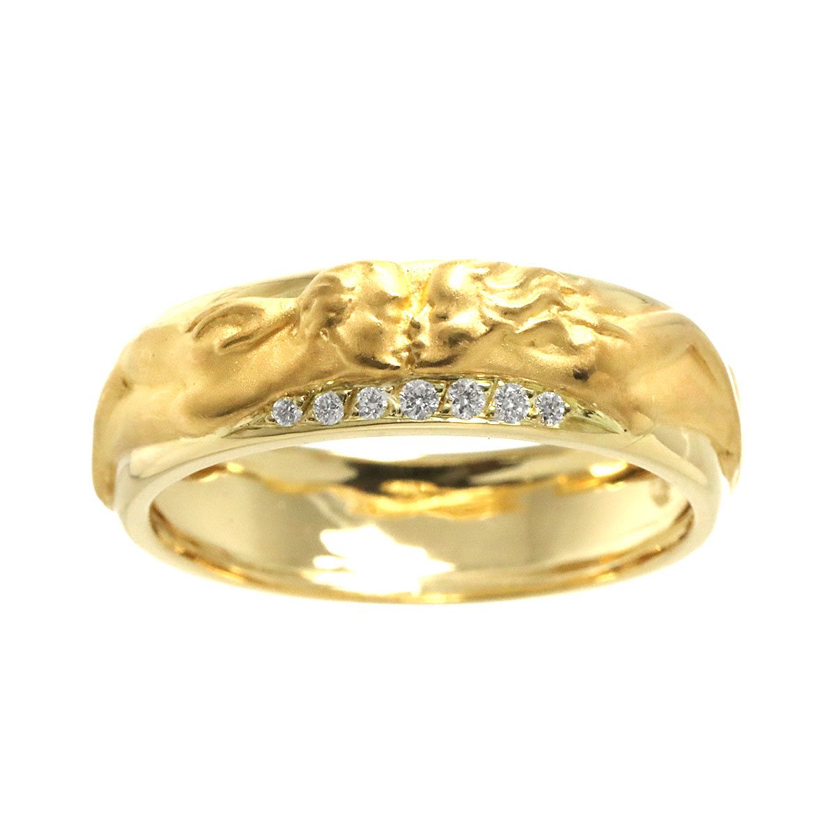 カレライカレラ Carrera y Carrera 20.5号 リング ダイヤ K18 YG  