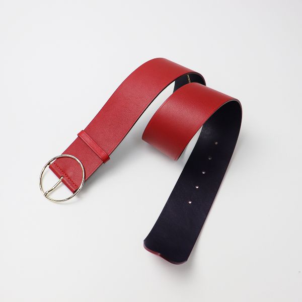 MAISON BOINET メゾンボワネ 91687 G リングバックルレザー