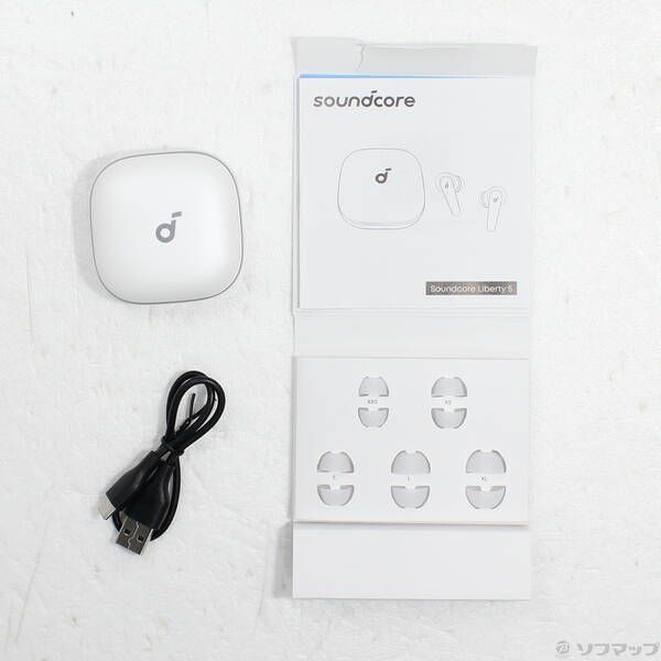  〔 品〕 Soundcore Libetry 5 パールホワイト 198 ワイヤレスイヤホン ワイヤレスイヤホン 骨伝導イヤホン
