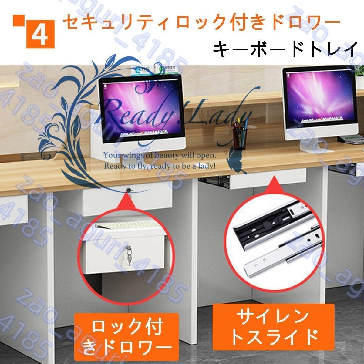 木製のレセプショ レジ係カウンタ