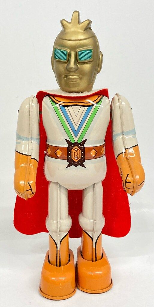 ビリケン商会 ゼンマイ歩行ブリキ 七色仮面 240mm - メルカリ