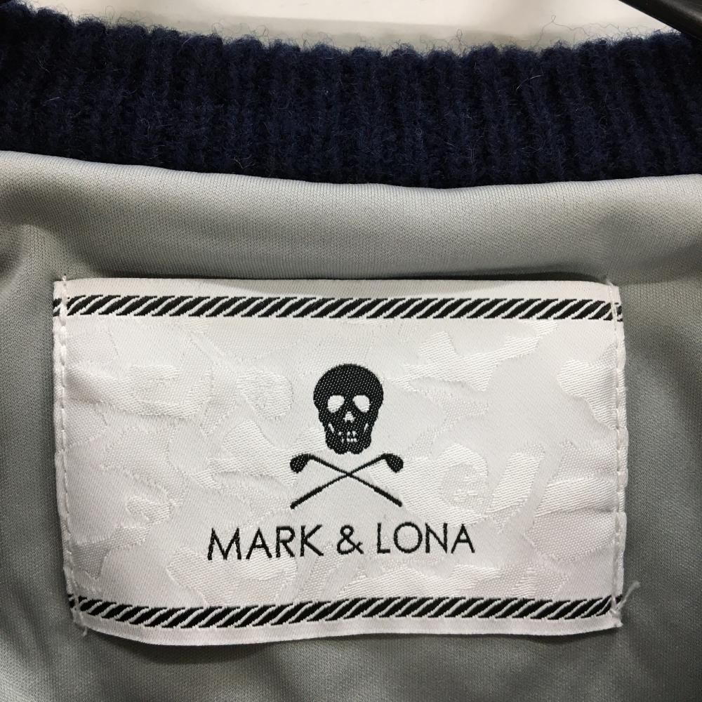 MARK & LONA ネイビー スカル 星 プリント セーター 1-240101274009-m-01-pl.jpg