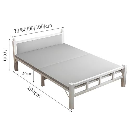 90cm幅 ホワイト 完成品 ベッド下収納 ロータイプ 耐荷重250kg 通気性 除湿 天然竹製 すのこベッド 組立不要 セミダブル|シングル 折り畳み式 ベッドフレーム Fuyutu