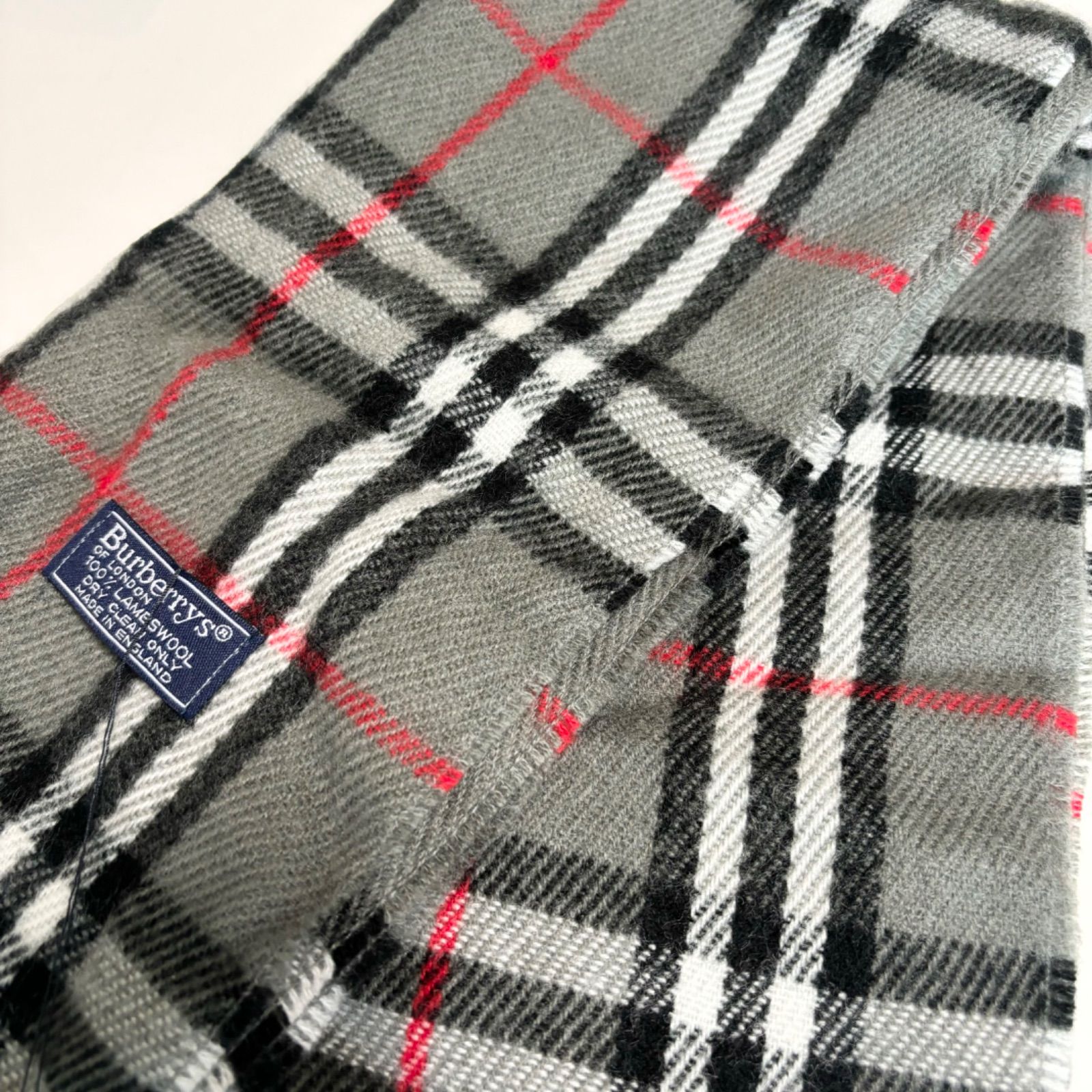 送料無料】【新品/未使用】Burberrys/バーバリーズ/ウールマフラー