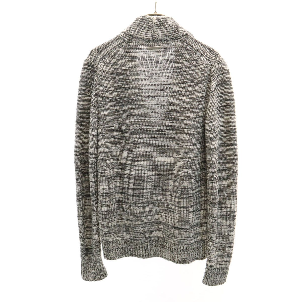 古着 ARMANI EXCHANGE アルマーニエクスチェンジ 長袖 ショールカラー ニットカーディガン XS ライトグレー系 メンズ ARMANI EXCHANGE アルマーニエクスチェンジ 長袖 ショールカラー