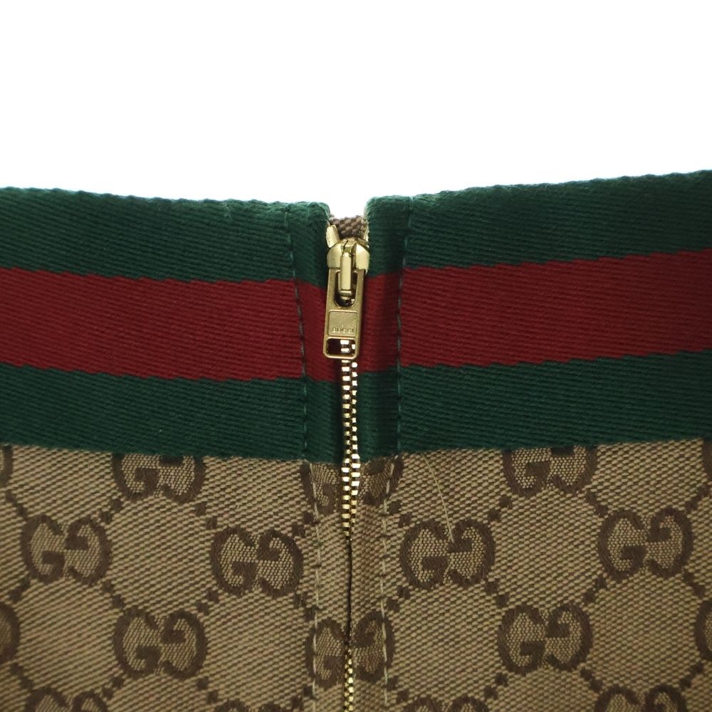 GUCCI (グッチ) GGキャンバス 総柄 シェリーライン ホースビット