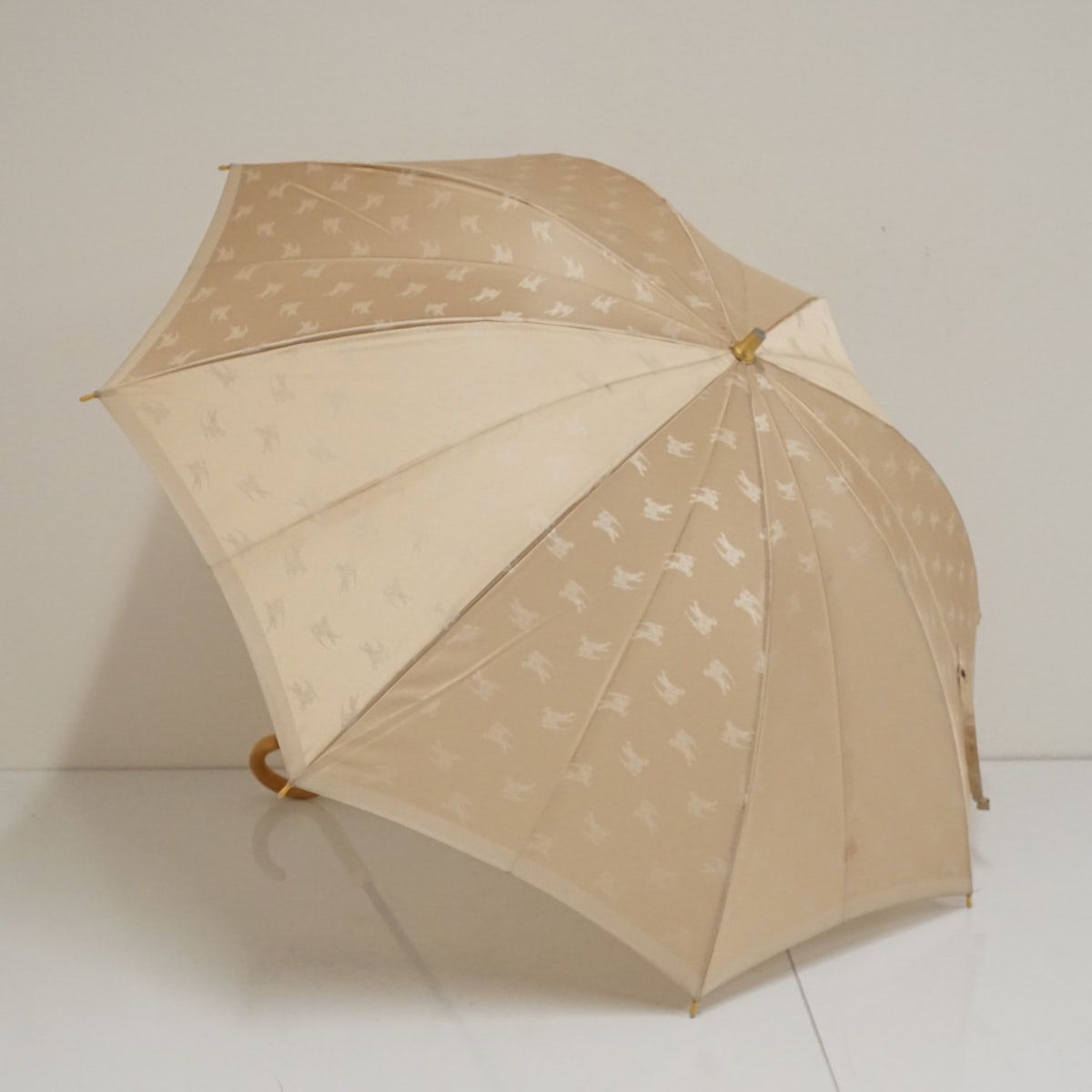 晴雨兼用日傘 BURBERRY バーバリー USED品 ホースマーク ロゴ UV