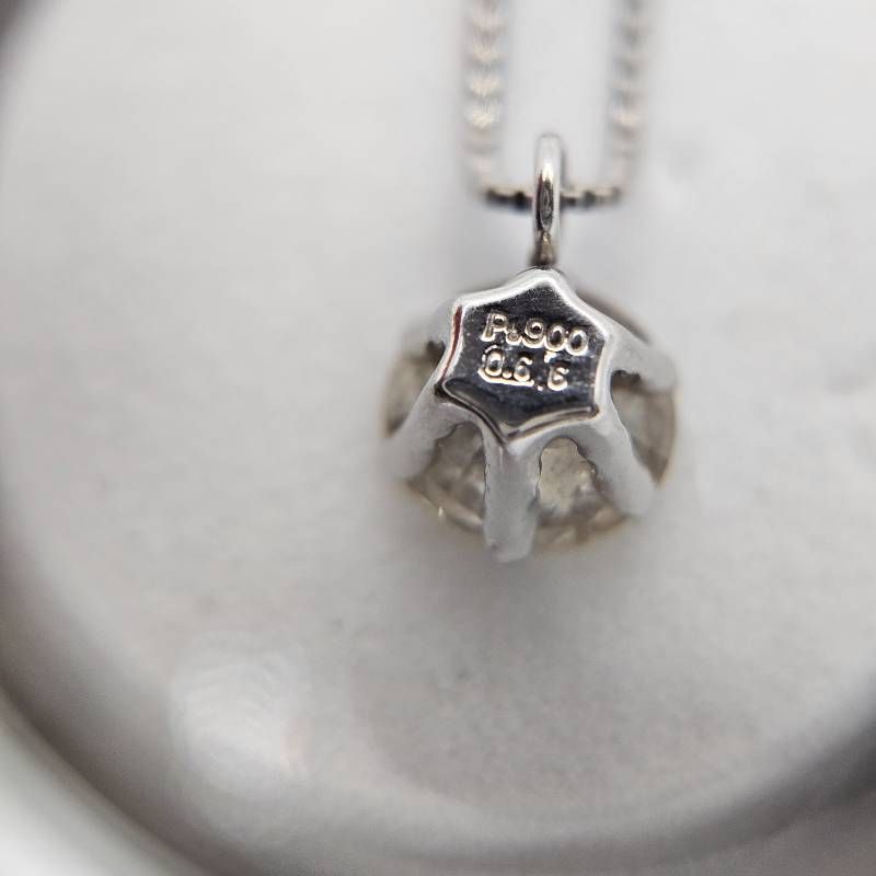 Pt900 Pt850　天然ダイヤモンド 0.59ctネックレス 楽天市場】【VSクラス 鑑定付】pt900 pt850 プラチナ ダイヤモンド