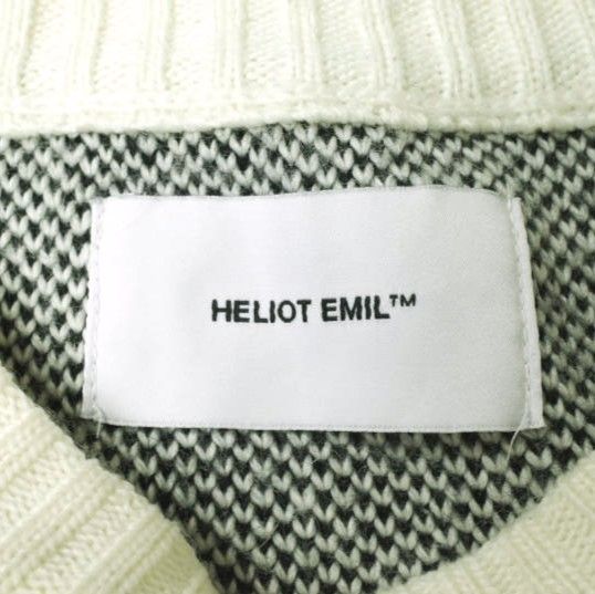 HELIOT EMIL エリオットエミル 17AW Face Knitted Sweater フェイス