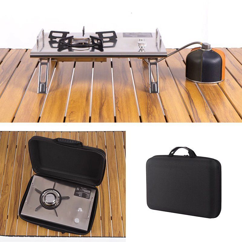 シングルバーナー 折りたたみ式ガスストーブ 4000Wキャンプ用カセットストーブ 軽量アウトドアストーブ IGT卓上コンロ 調理器具 ステンレス HRDEVELOPMENT_JP