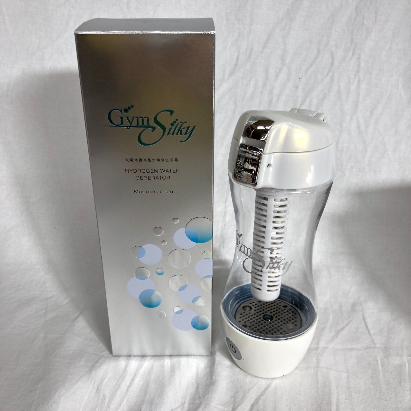 □【未使用】 Gymsilky ジームスシルキー 水素水生成器 充電式 携帯型