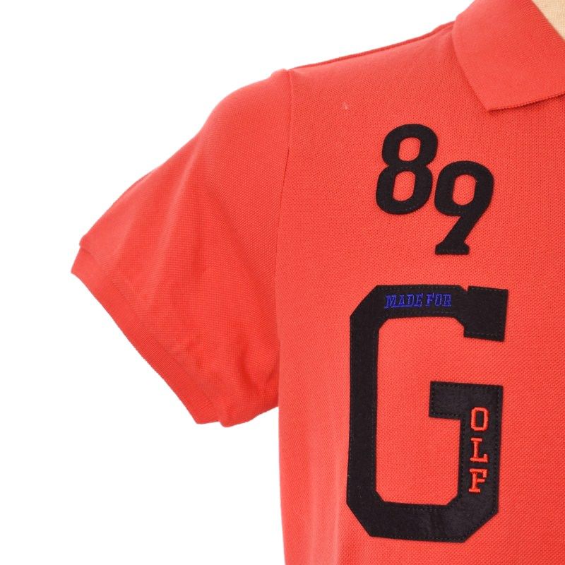パーリーゲイツ PEARLY GATES ポロシャツ 半袖 ゴルフウェア 1 赤