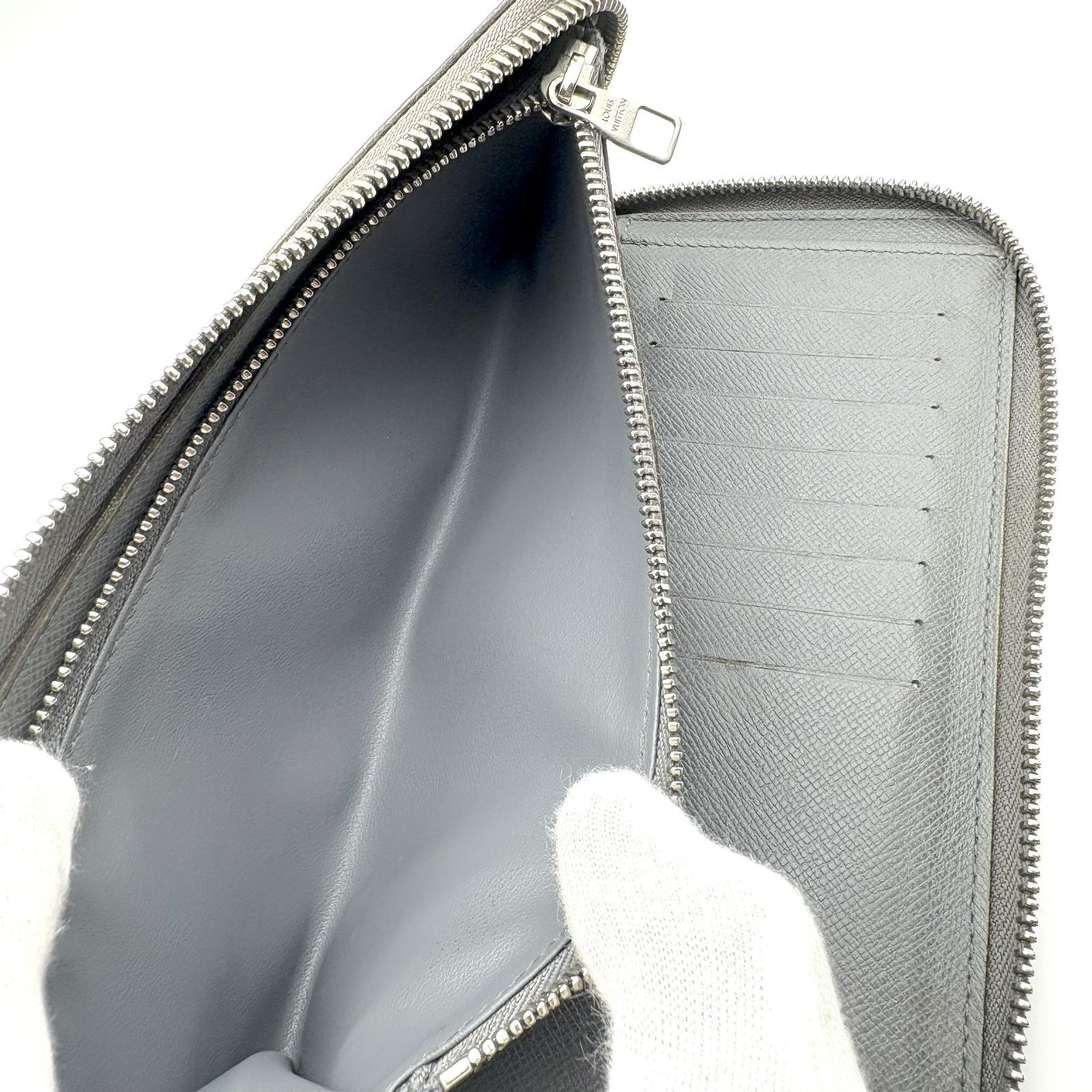 ジャンク品 】LOUIS VUITTON ルイヴィトン タイガ ジッピーウォレット
