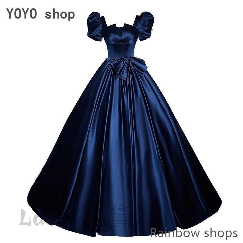 カラードレス 4色 パーティードレス 演奏会 発表会 イブニングドレス フォーマルドレス カクテルドレス コンサート コンクール 赤 ネイビー グレー シャンパン GRATTY サイズ有S-4XL4色 カラードレス ウェディングドレス ロング