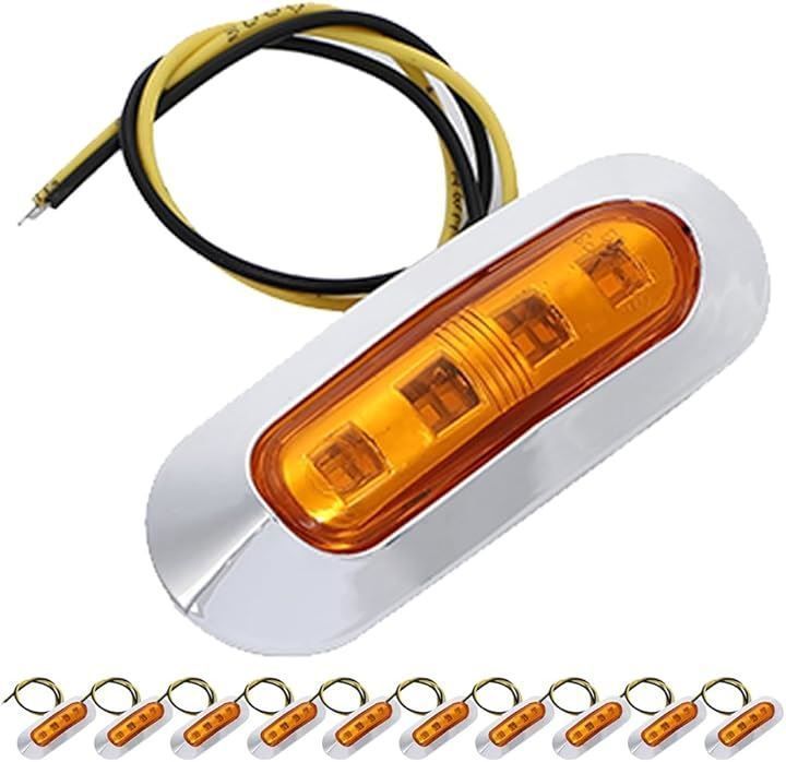 キッソス（ＫＩＳＳＯＳ） LED マーカーランプ 12V 24V 小型 サイドマ