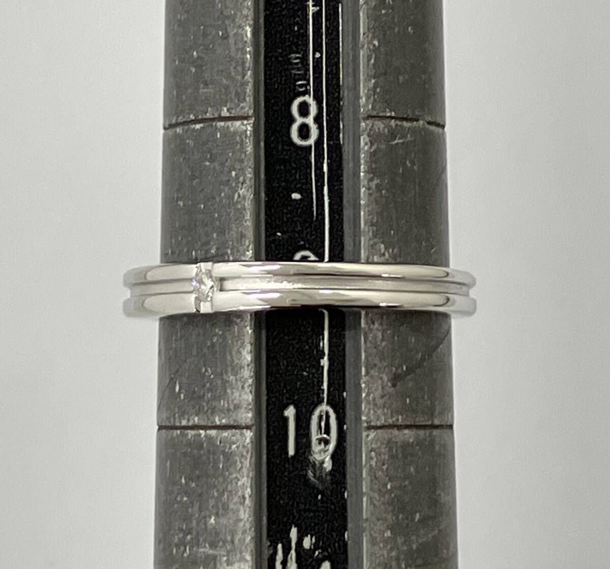 4℃ K18WG 9号 3.0g ダイヤモンド付 ブランドアクセサリー ヨンドシー