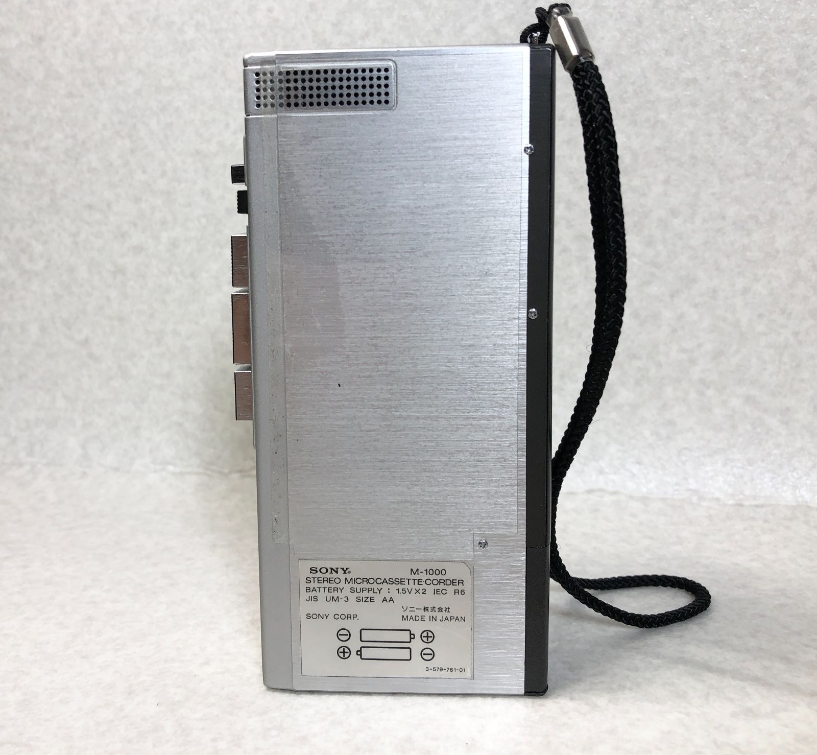 SONY ステレオ マイクロカセット レコーダー M−1000 レトロ ジャンク