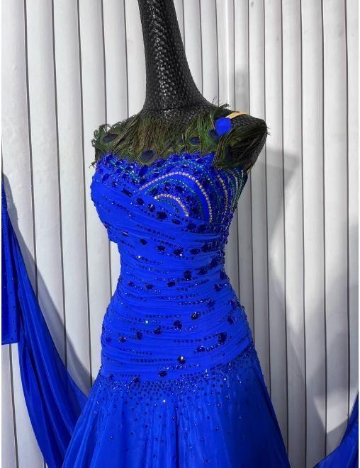 オーダーメイド 社交ダンス衣装 色変更可 スタンダードドレス オーダー