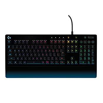 【中古】Logicool G ゲーミングキーボード G213 ブラック メンブレンキーボード 静音 日本語配列 RGB パームレスト Prodigy G213 国内正規品 メーカー