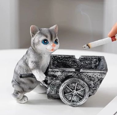 猫 置物 小物入れドッグ ネコ 収納ボックス 卓上収納 雑貨収納 かご 灰皿