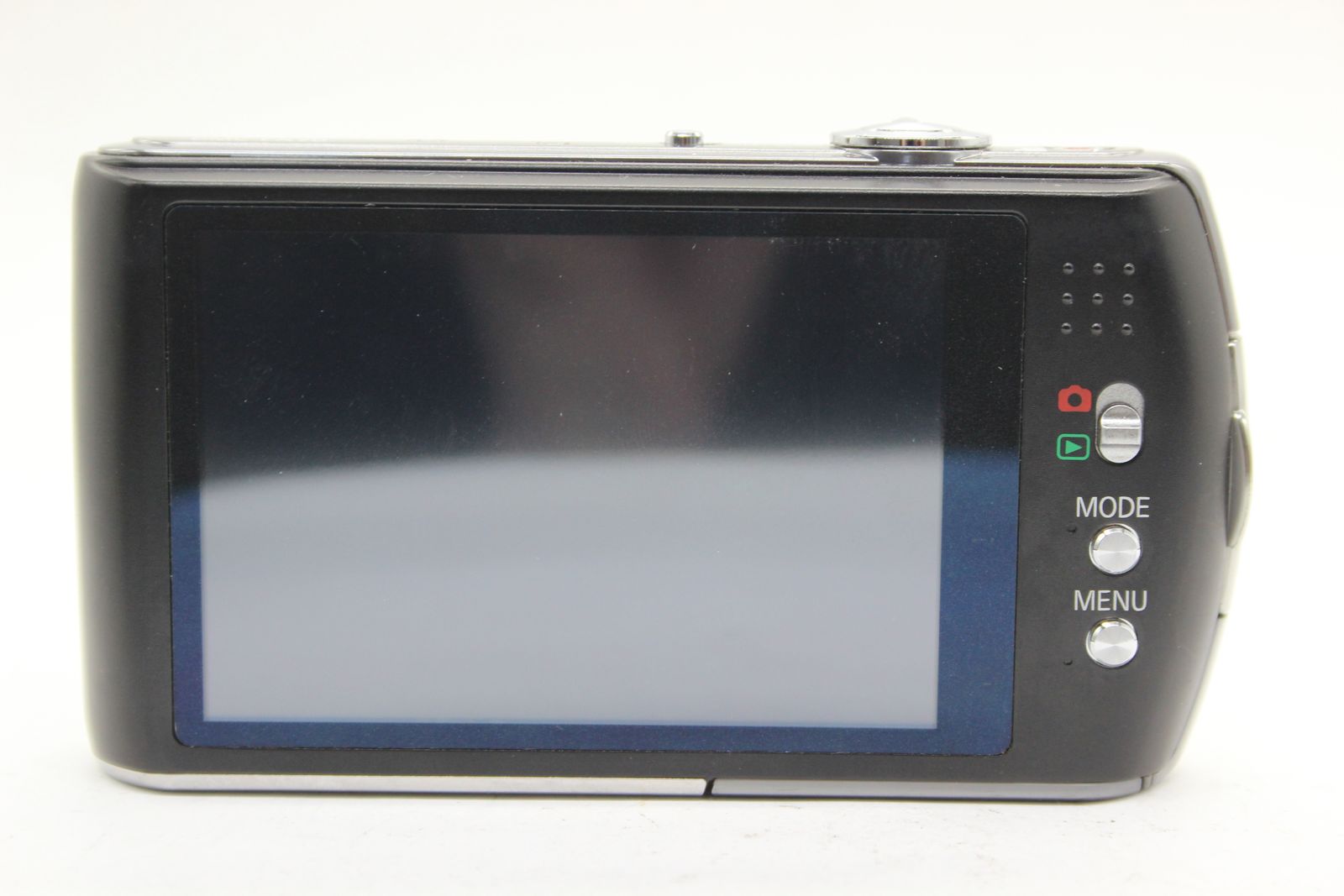 【美品 返品保証】 パナソニック Panasonic LUMIX DMC-FX70 ブラック 24mm Wide バッテリー付き  コンパクトデジタルカメラ s4974