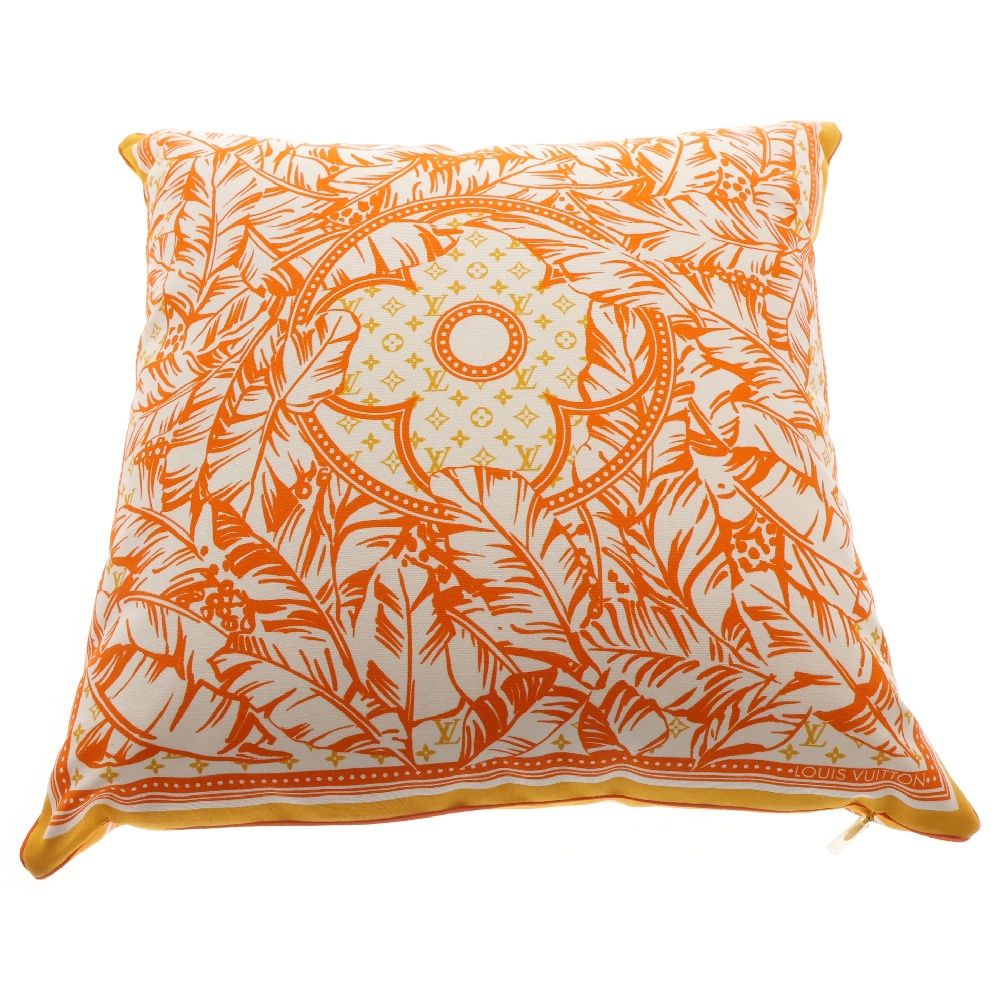 LOUIS VUITTON (ルイヴィトン) LV パームス リーフ柄 クッション