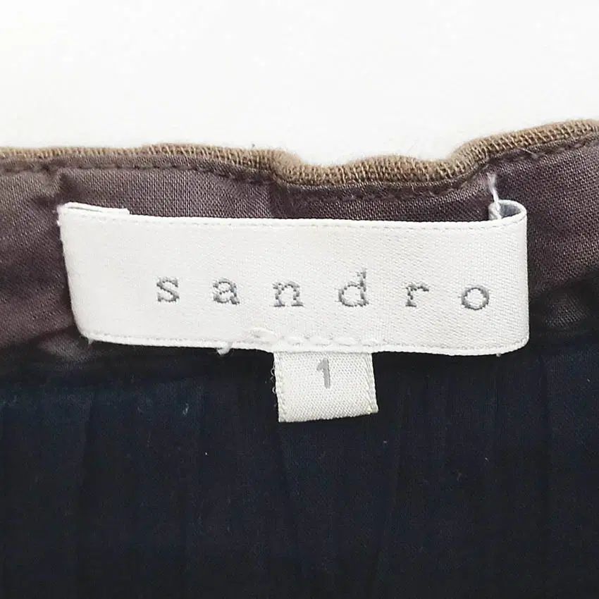 極美品✨sandro サンドロ ミニスカート ネイビー サイズ1 Sandro - ❇️SANDROサンドロ正規24秋新作チェック柄2点セットの