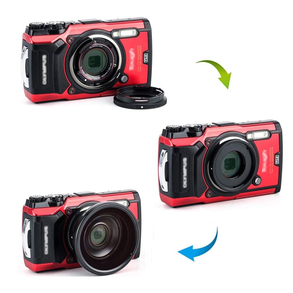 JJC フィルターアダプター オリンパス Olympus Tough TG-7 TG-6