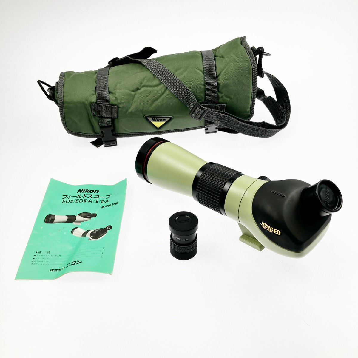 ▽▽Nikon ニコン フィールドスコープ ED2 20x 接眼レンズ ケース付