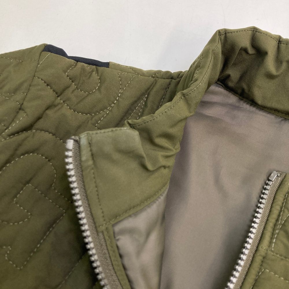 サイズ L BEAMS GOLF ビームスゴルフ 異素材切替 長袖 中綿ジャケット カーキ系 240101490466 ゴルフウェア レディース ストスト LLC-HASEGAWATOSO_COM